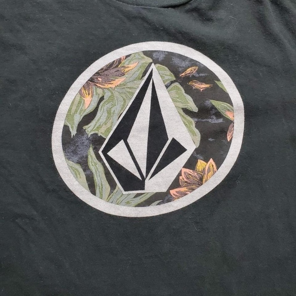 Volcom Black Short Sleeve Graphic Logo Tee - Picture 4 of 6
